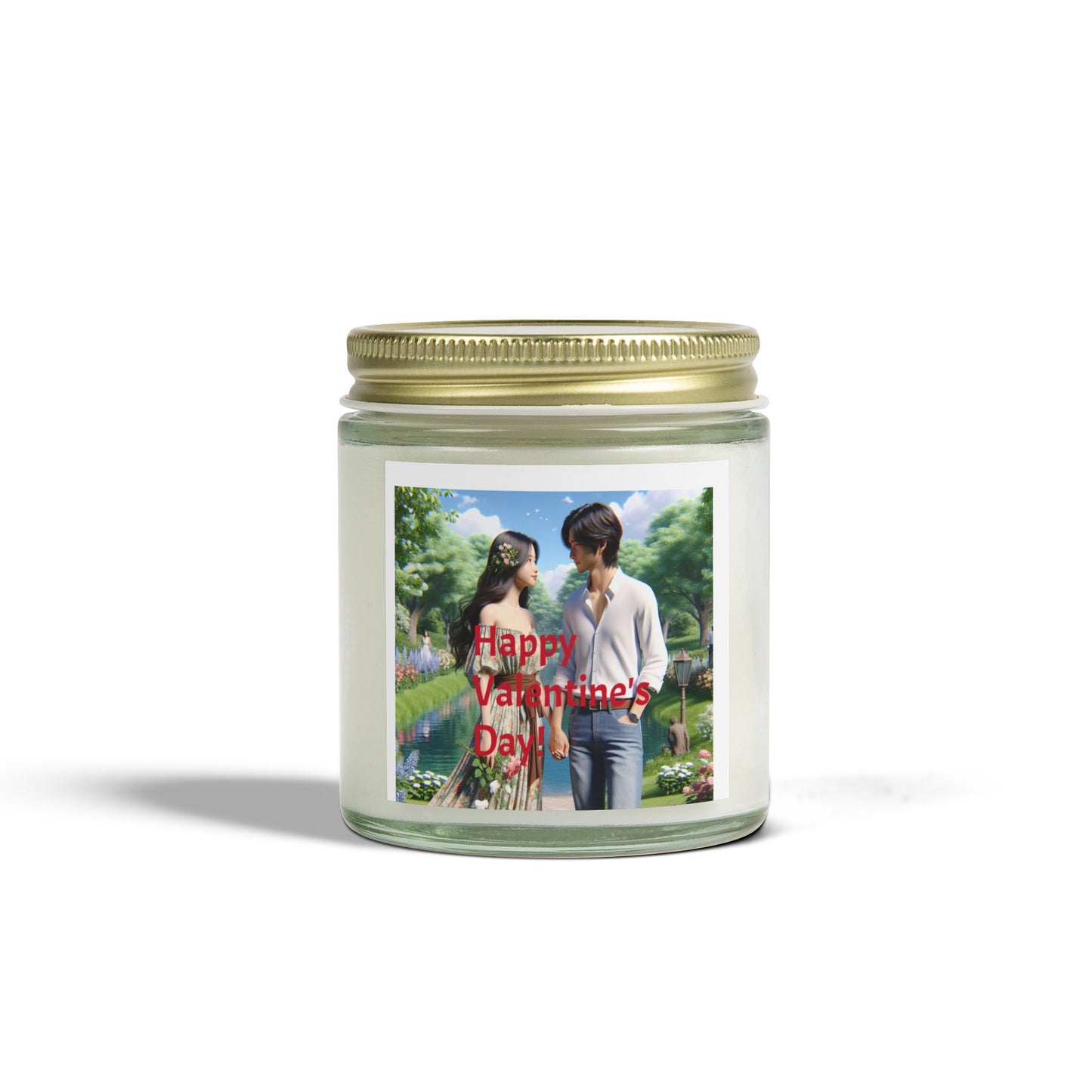 Valentine's Day Scented Candle - Coconut Apricot Wax (4oz & 9oz)